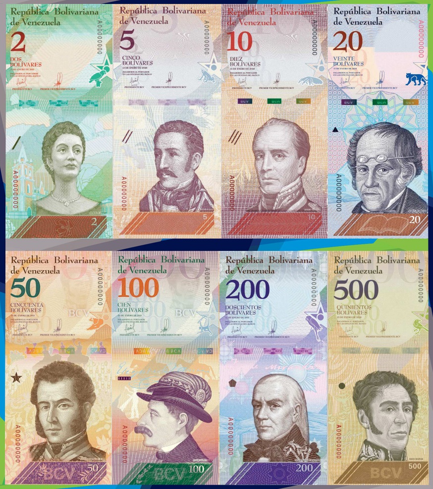 nuevas monedas del cono monetario venezuela bolivares anverso billetes vers2 - ¿Qué es la reconversión monetaria y el bolívar &quot;soberano&quot;?